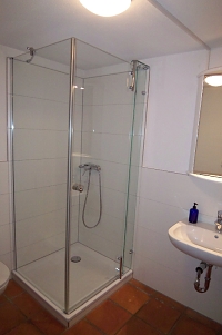 La salle de bain dans l'Appartement Forestier Appartement de vacances dans les Vosges
